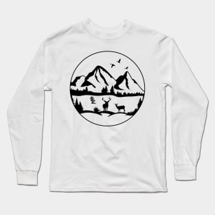 Outdoor Shirt, Outdoor Shirt for Men, Nature Shirt Men, Outdoor TShirt for Women, Cute Outdoor Shirt, Cute Nature Shirt, Outdoors Nature Tee Long Sleeve T-Shirt